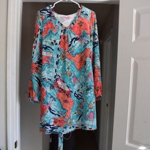 Lilly Pulitzer Map Dress